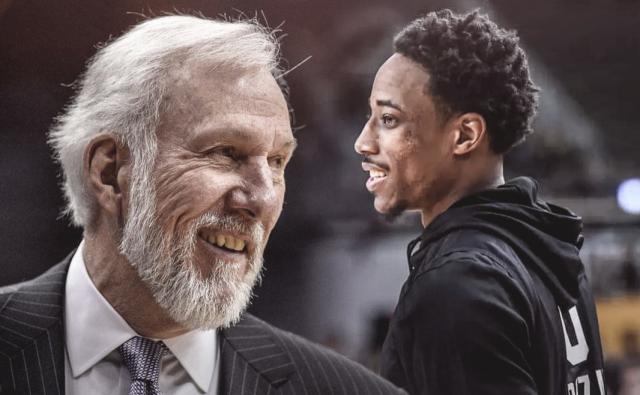 亚冠-德罗赞连续两场30+带队取胜 波波维奇：出色的领袖